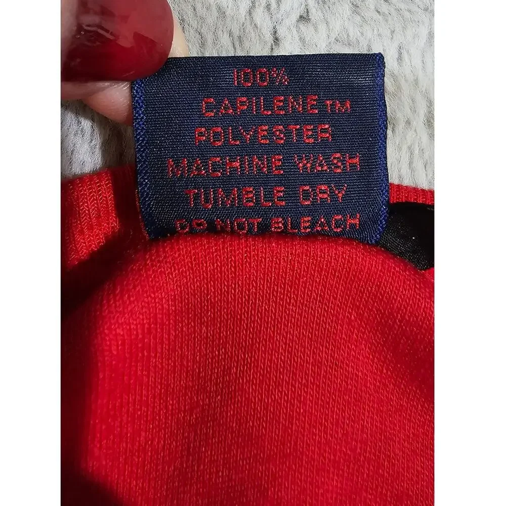 Patagonia Capilene Sweater, T Shirt, Long Sleeve, Base, Red, Layer, Mens Sz S